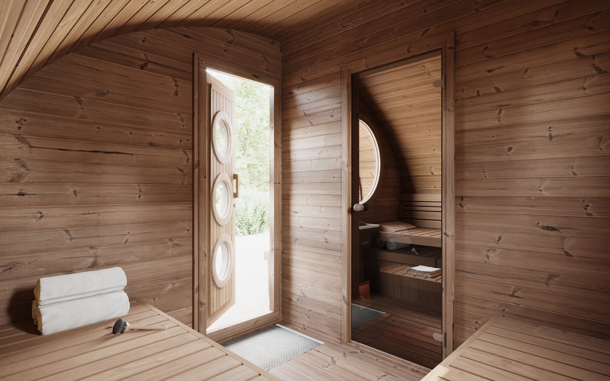SaunaLife G11B Outdoor Sauna Kit for Up to 8 People