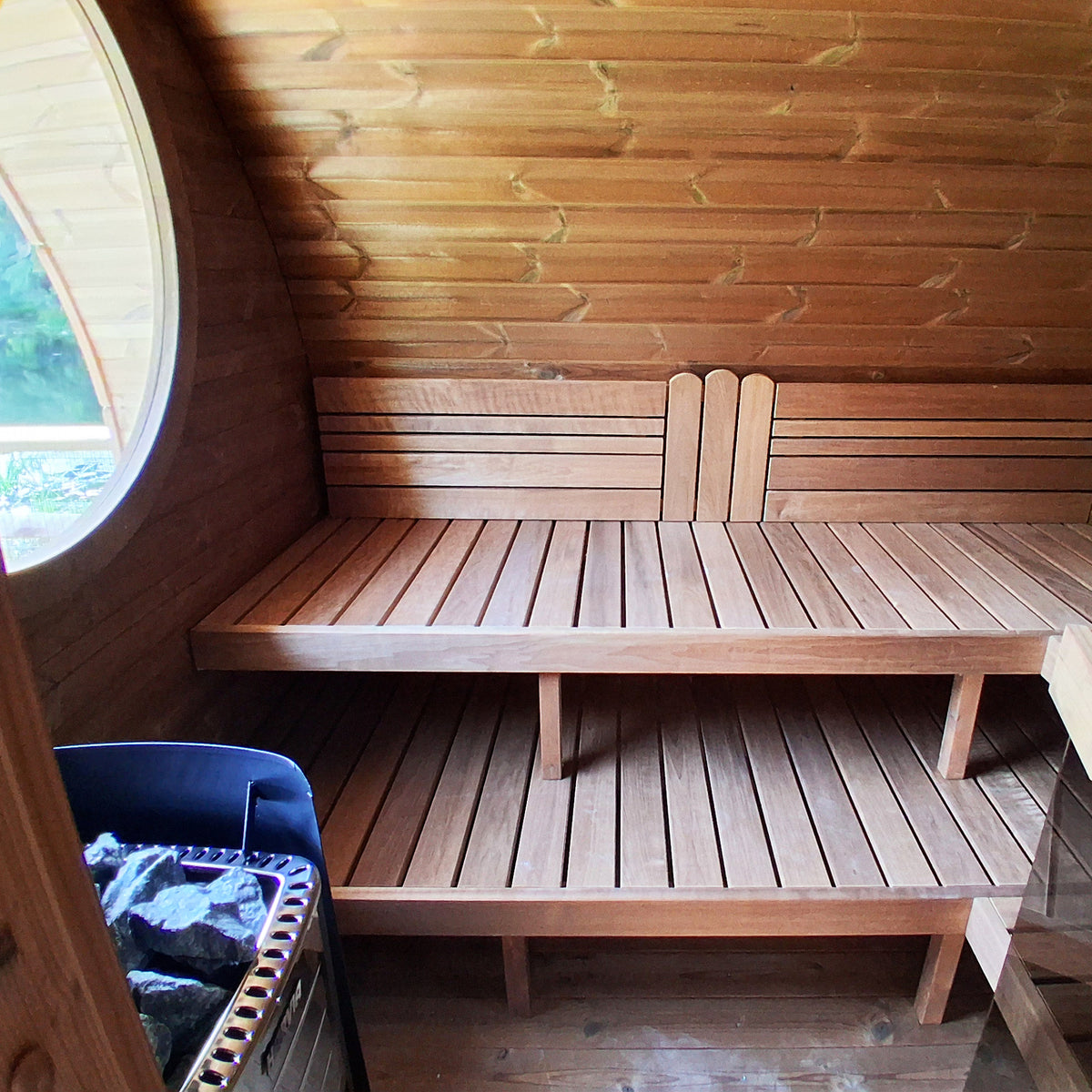 SaunaLife G11B Outdoor Sauna Kit for Up to 8 People