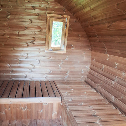 SaunaLife G11B Outdoor Sauna Kit for Up to 8 People