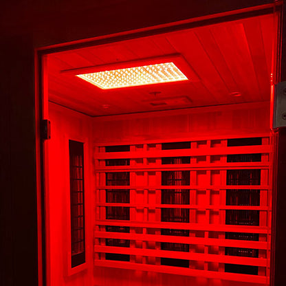 Finnmark FD-4 Trinity Infrared, Red Light Therapy & Steam Combo Sauna, 2 Person