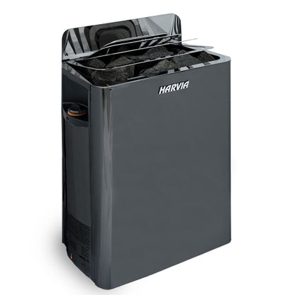 Harvia The Wall Sauna Heater Black Steel