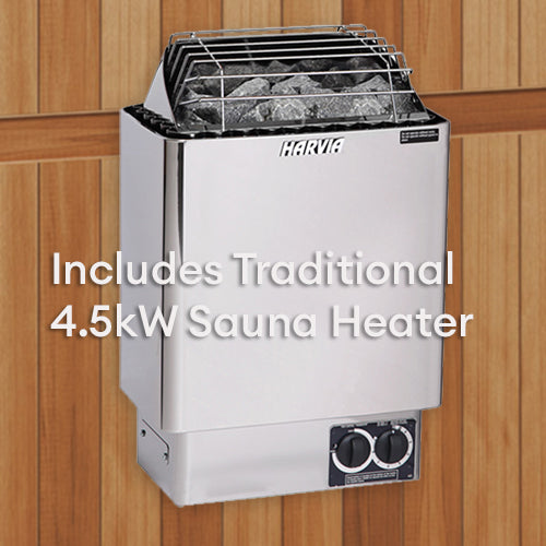 Finnmark FD-5 Trinity XL Infrared & Steam Combo Sauna, 4 Person