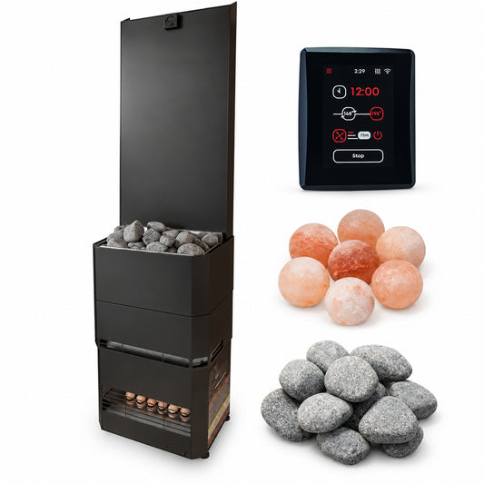 Saunum Air 7 Closed-Basket Sauna Heater Package with AirIQ WiFi