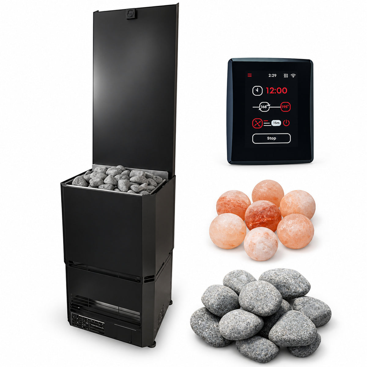 Saunum Air L 10 Complete Sauna Heater Package with AirIQ WiFi