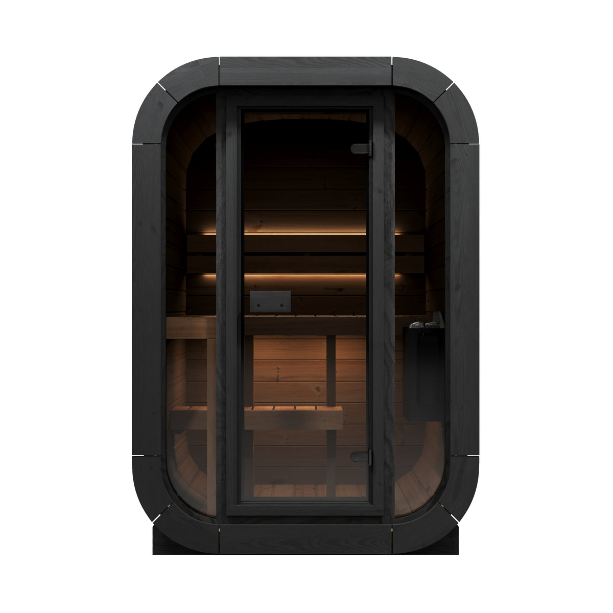 SaunaLife CL3G Outdoor Cube Sauna Kit for Up to 2 People