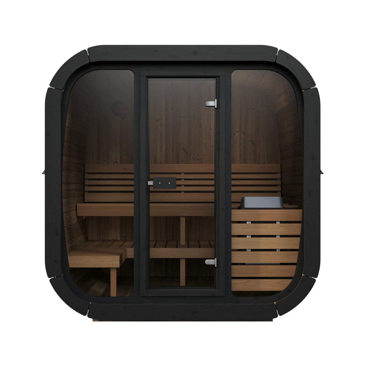 SaunaLife CL5G Outdoor Cube Sauna Kit for Up to 4 People