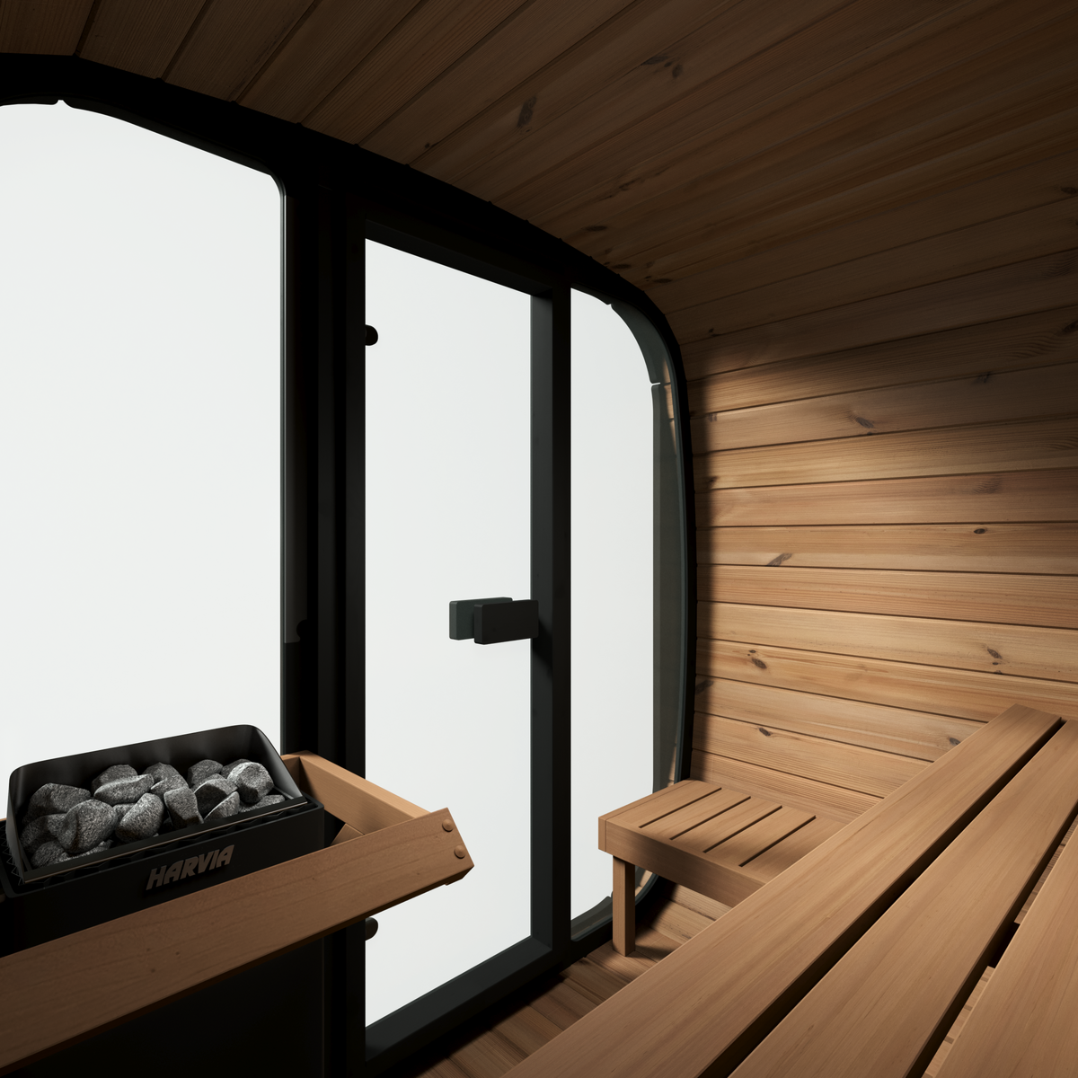 SaunaLife CL5G Outdoor Cube Sauna Kit for Up to 4 People