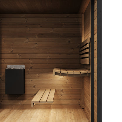 SaunaLife GL6 Outdoor Sauna Kit for Up to 6 People