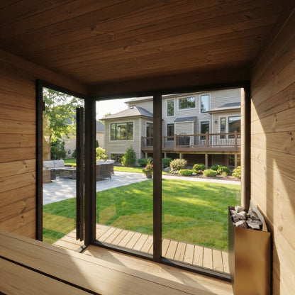 SaunaLife GL6 Outdoor Sauna Kit for Up to 6 People