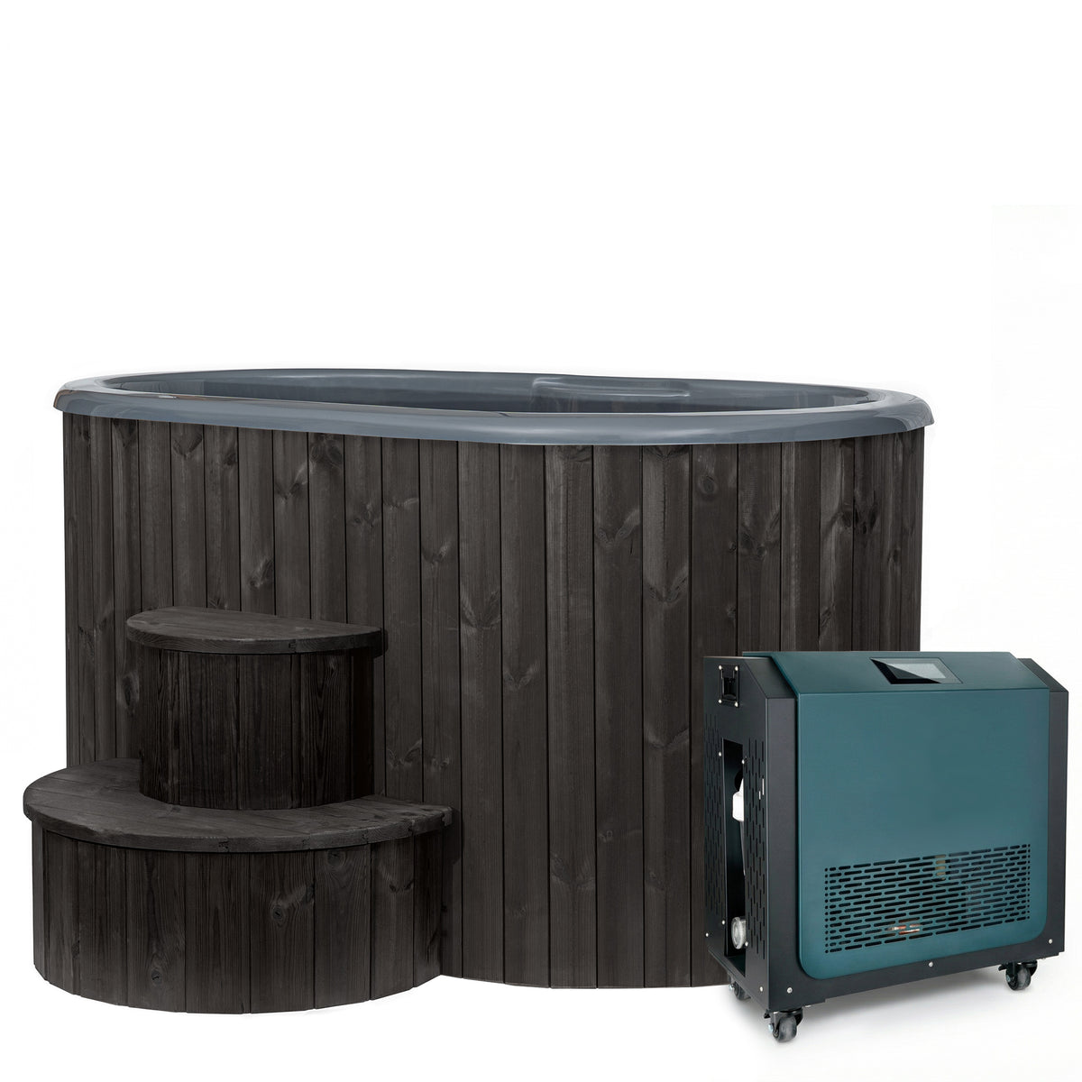 SaunaLife S2BC 2-Person Immersion Tub & Combination Water Chiller/Heater