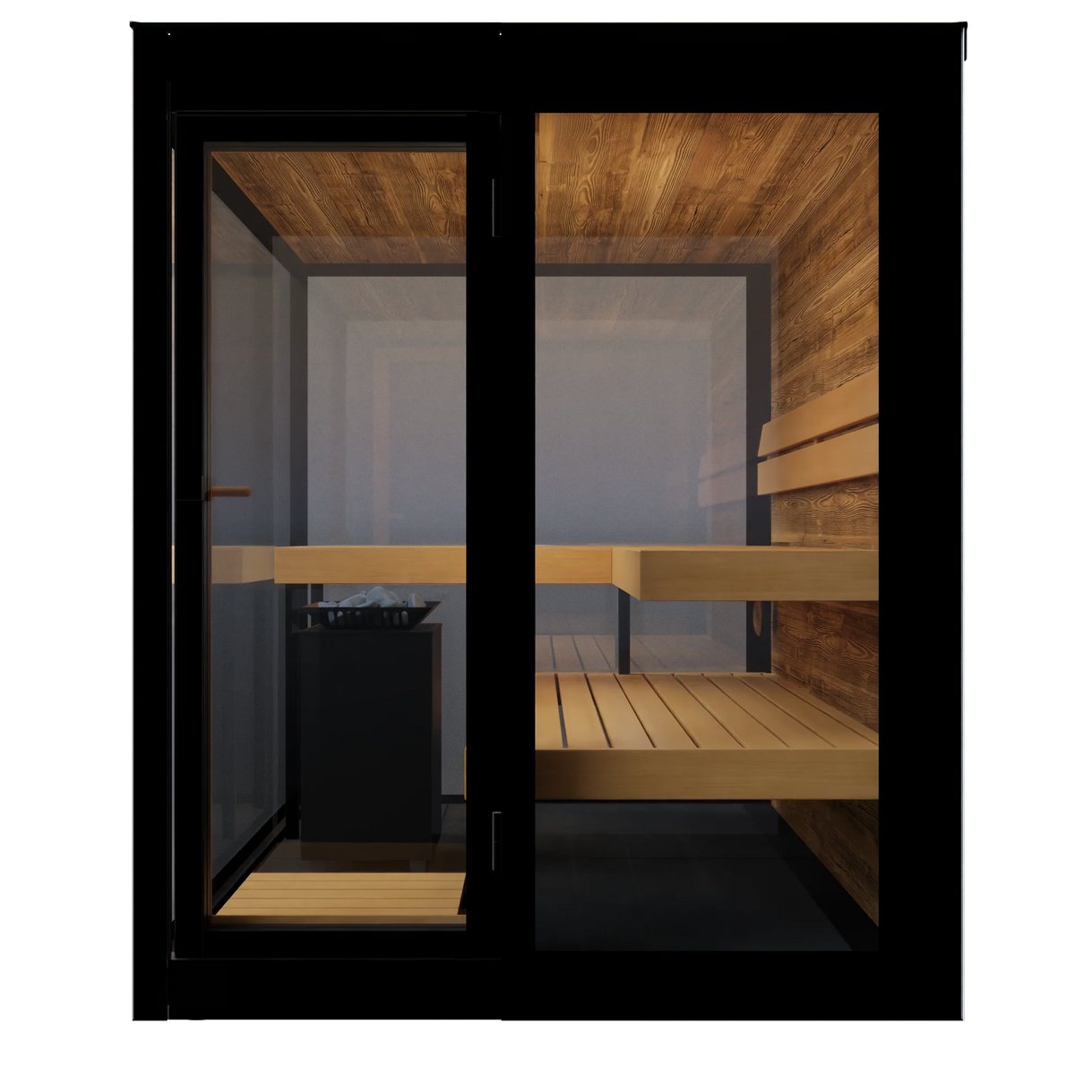 ThermaSol Vue Sauna Cabin, Fully Assembled Up to 4 People