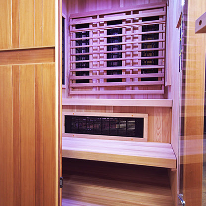 Finnmark FD-4 Trinity Infrared, Red Light Therapy & Steam Combo Sauna, 2 Person
