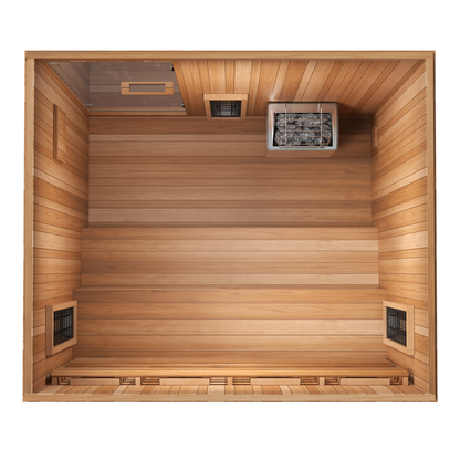 Finnmark FD-5 Trinity XL Infrared & Steam Combo Sauna, 4 Person