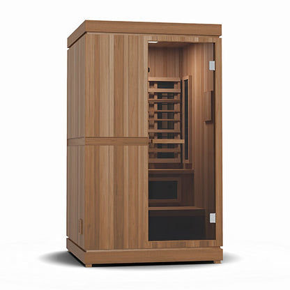 Finnmark FD-4 Trinity Infrared, Red Light Therapy & Steam Combo Sauna, 2 Person